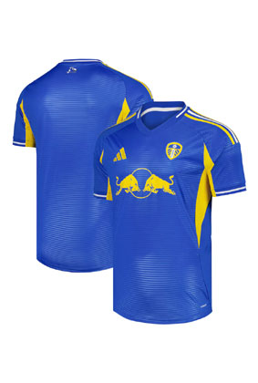 Official 2025-26 Away Football Jersey by Leeds United and adidas Official 2025-26 Away Football Jersey by Leeds United and adidas