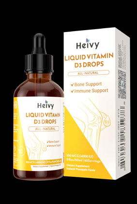 High-Potency Vitamin D3 Liquid Formula for Bone, Immunity & Overall Wellness Support
