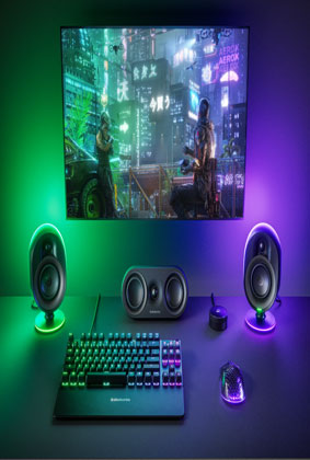 Immersive 5.1 Surround Gaming Audio System for Ultimate Setup Immersive 5.1 Surround Gaming Audio System for Ultimate Setup