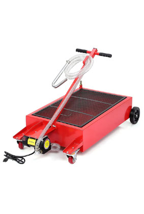 Garvee 20 Gallon Electric Oil Drain Pan with 110V Pump & 8 Ft Hose