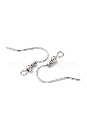 Surgical Stainless Steel Ear Wire Hooks for Jewelry Making – 21 Gauge Surgical Stainless Steel Ear Wire Hooks for Jewelry Making – 21 Gauge