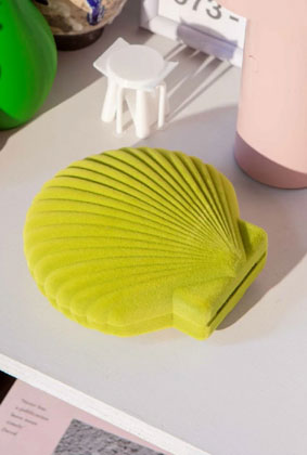 Elegant Shell-Shaped Jewelry Box for Stylish Storage & Organization