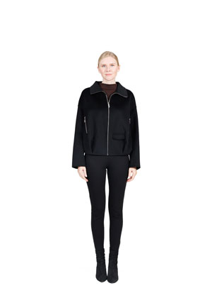 Vienna – Double-Faced 100% Cashmere Short Jacket