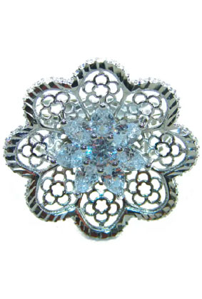 Casablanca .925 Sterling Silver Handcrafted Ring – Size 7.25