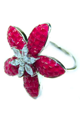 Born to Glam Silver Handcrafted Eternity Ring