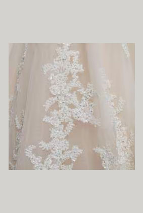 Zuhair Murad White Embroidered Tulle Wedding Gown – Size M