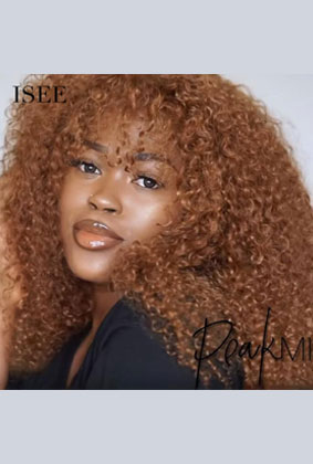 ISEE Hair Mongolian Kinky Curly Bundles