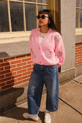 It's A Disco Life Puff Cardigan