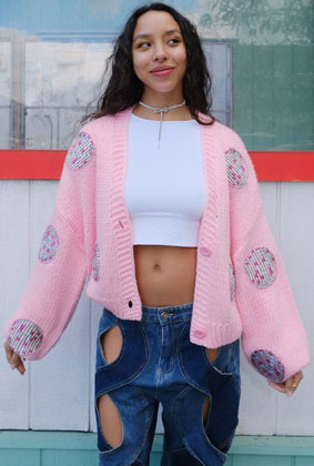 It's A Disco Life Puff Cardigan