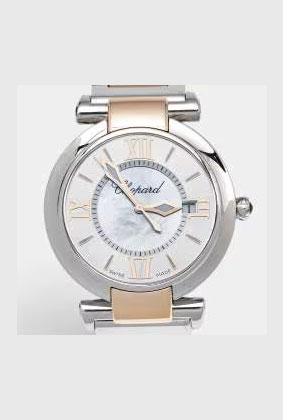 Chopard Imperialz.Silver Dial Mother of Pearl 18K Rose Gold Stainless Steel Women’s Wristwatch