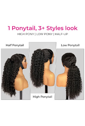 ISEE Water Wave Ponytail with InvisiFit Strap