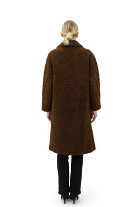 Birchwood – Reversible Faux Sherpa Coat with Notch Collar