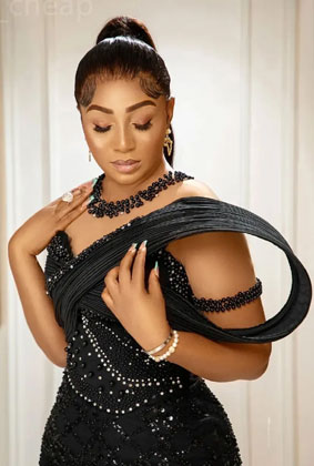 2024 Aso Ebi Black Mermaid Prom Dress
