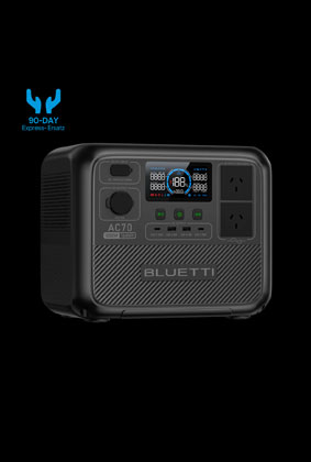 BLUETTI AC70 Portable Power Station | 1,000W 768Wh