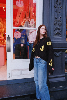 Garden Party Puff Cardigan