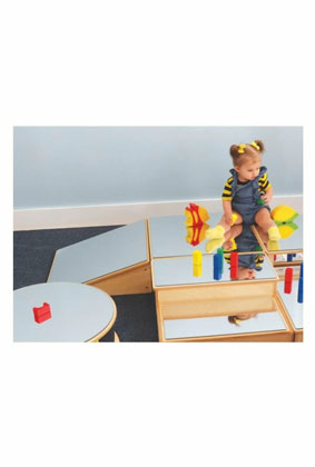 Whitney Brothers Ramp Infant Floor Mirror