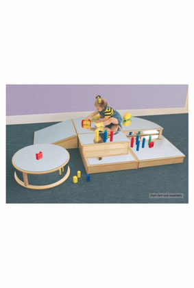 Whitney Brothers Ramp Infant Floor Mirror