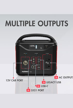 Tenergy T600 Portable Power Station