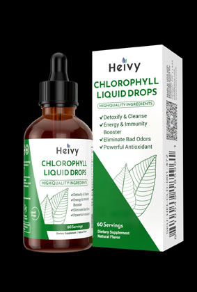 Daily Liquid Chlorophyll Supplement for Detox & Overall Wellness Support