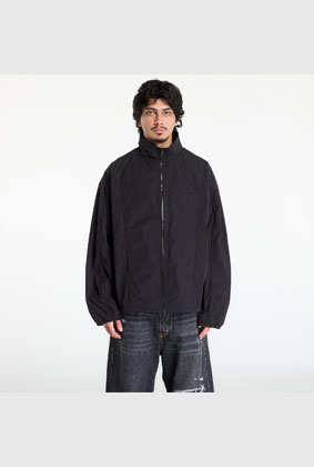 Urban Crinkled-Nylon Jacket with Modern Utility Design