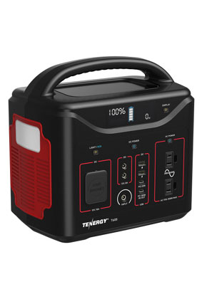 Reliable 600W Portable Power Station by Tenergy for Home Backup, Camping & Outdoor Use