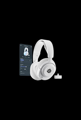 Next-Gen Wireless Gaming Audio in a Clean White Design Next-Gen Wireless Gaming Audio in a Clean White Design