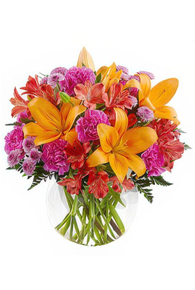 Emerging Sunset Passions – Warm & Radiant Floral Display