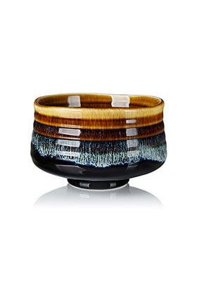 Artisan Driftwood-Inspired Matcha Bowl for Traditional Tea Preparation