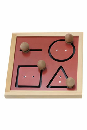 Montessori Geometric Tracing Board