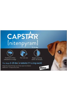 Fast-Acting Oral Flea Treatment Tablet for Small Dogs and Puppies